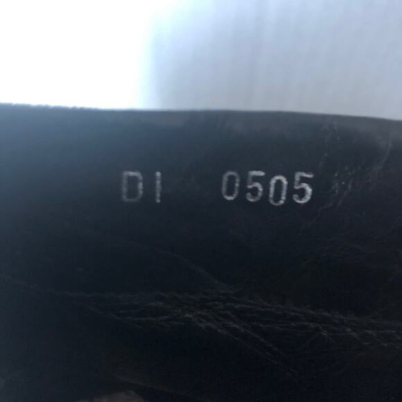 Christian Dior CD Suede Ankle Booties Black 37.5 - Picture 11 of 15
